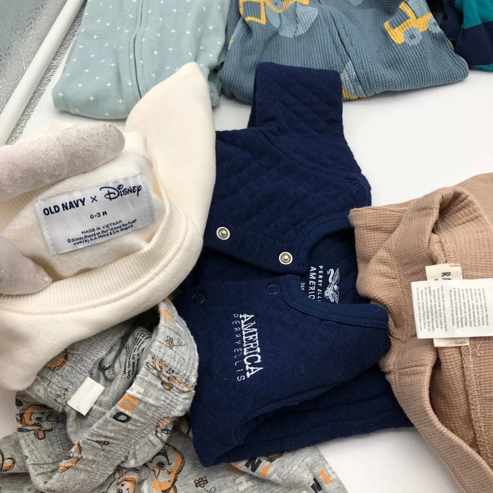 Baby Boys Newborn / 0-3M Fall Winter Clothing BUNDLE One Piece Pajamas Hanna
